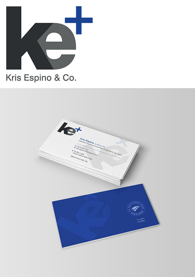 Kris Espino & Co. Logo and Business Card design